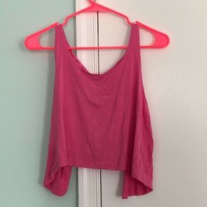 Urban Outfitters| Pink Open Back Tank with Bows